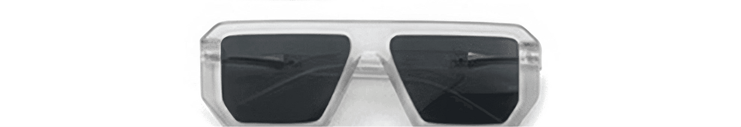 Lunettes de soleil carrées rétro élégantes