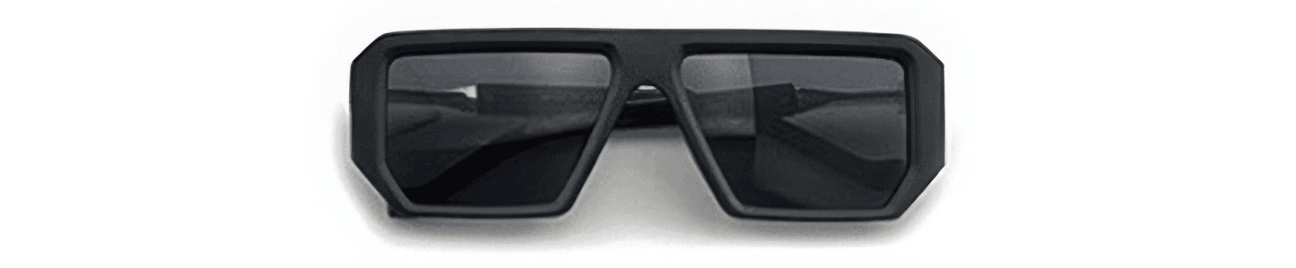 Lunettes de soleil carrées rétro élégantes