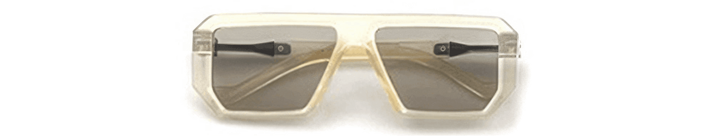 Lunettes de soleil carrées rétro élégantes