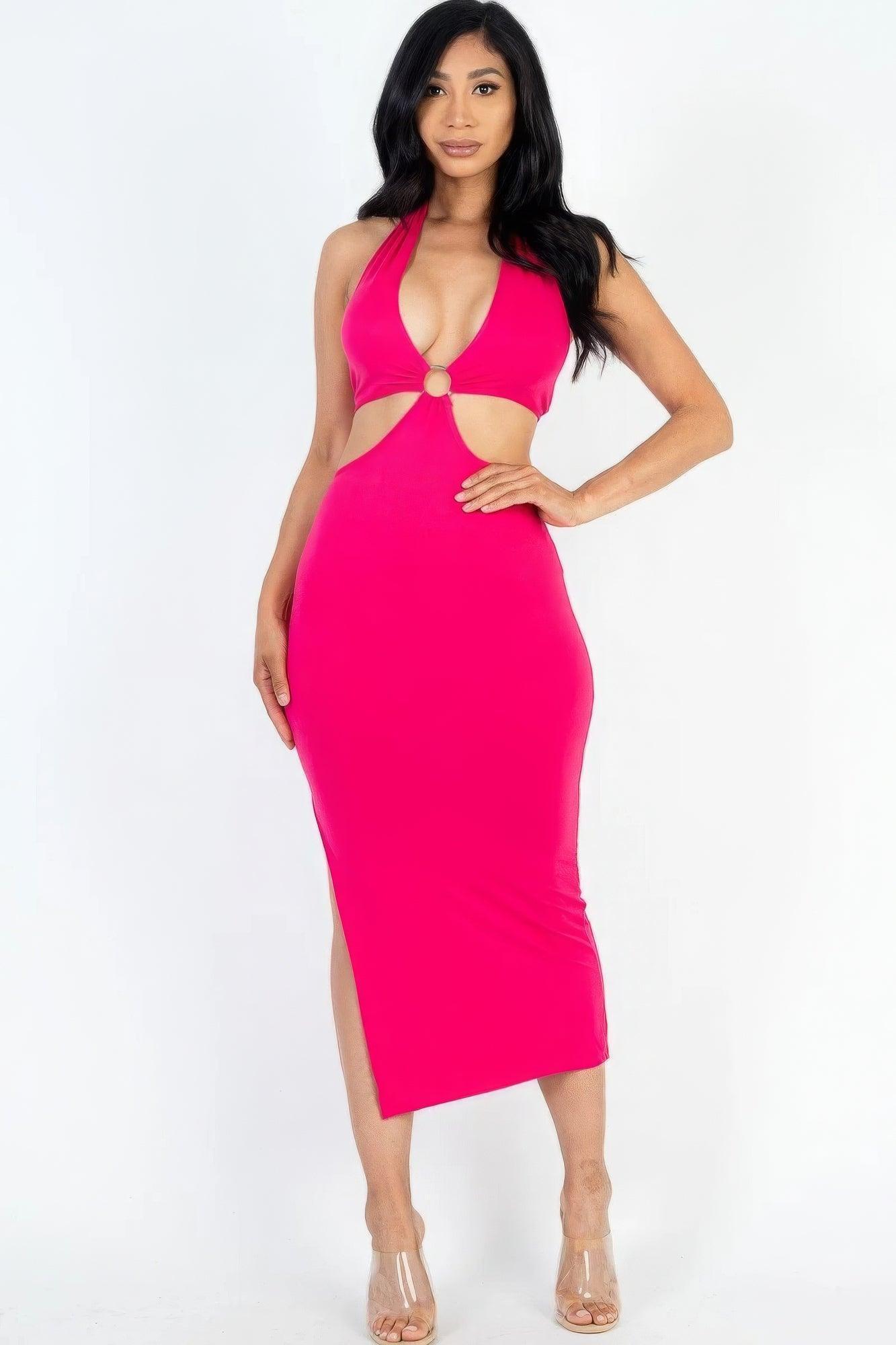 Robe mi-longue
