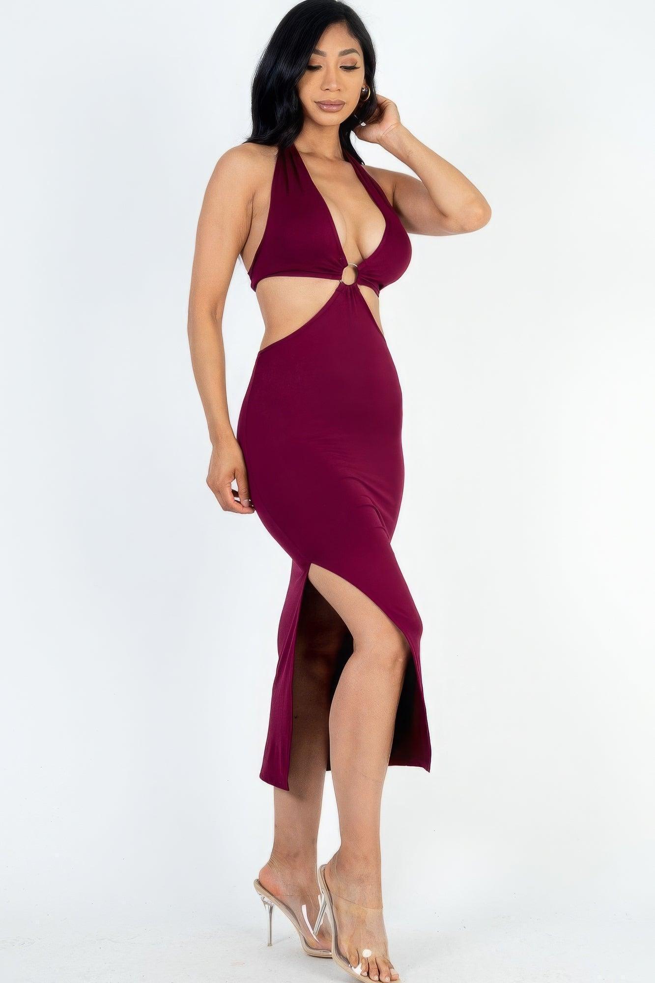 Robe mi-longue