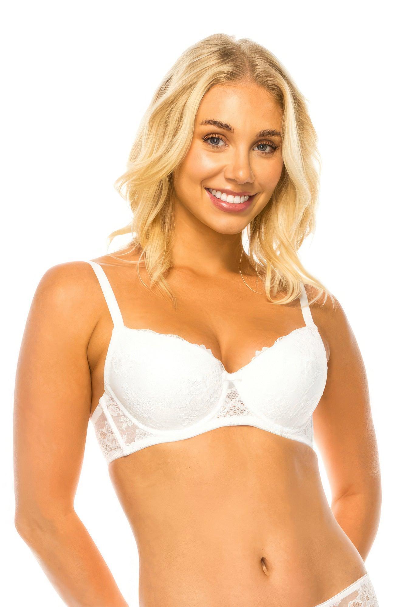 Soutien-gorge en dentelle florale