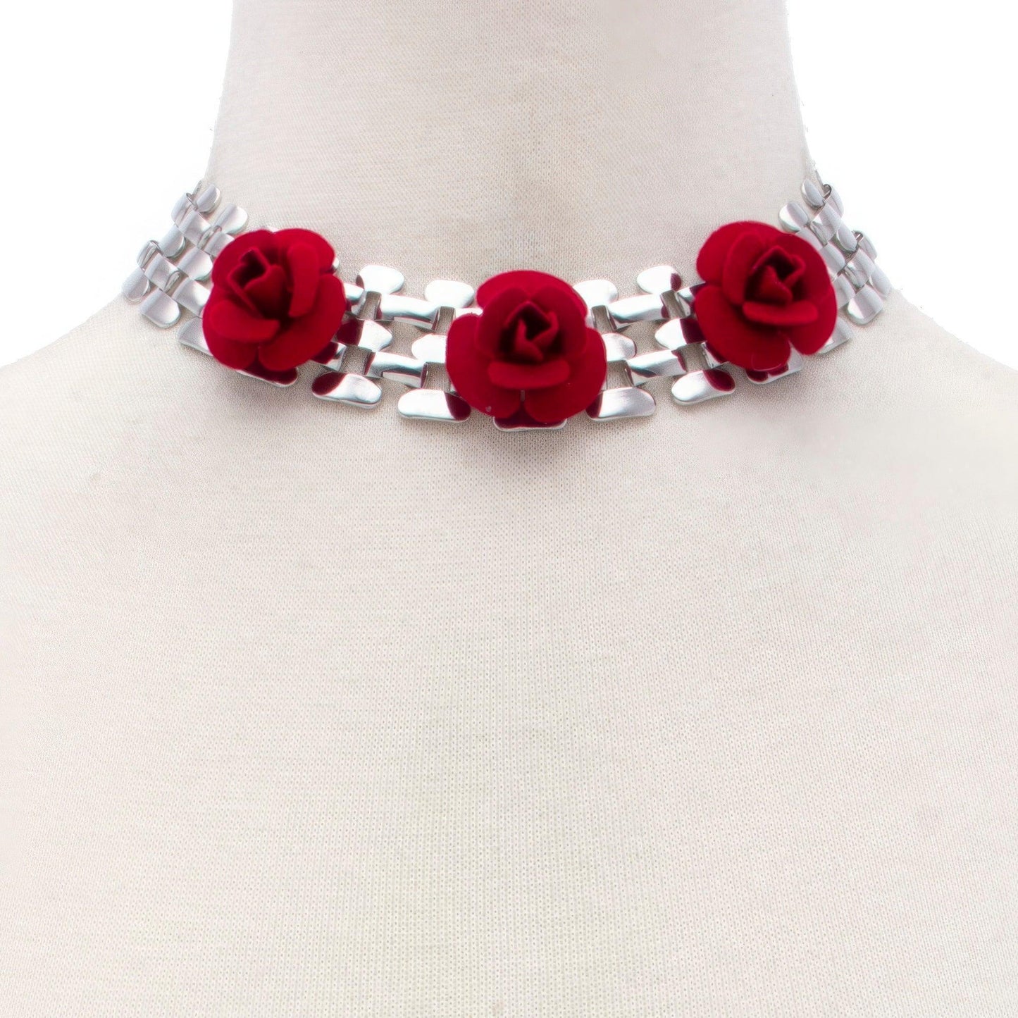 Collier en métal de fleurs Sodajo