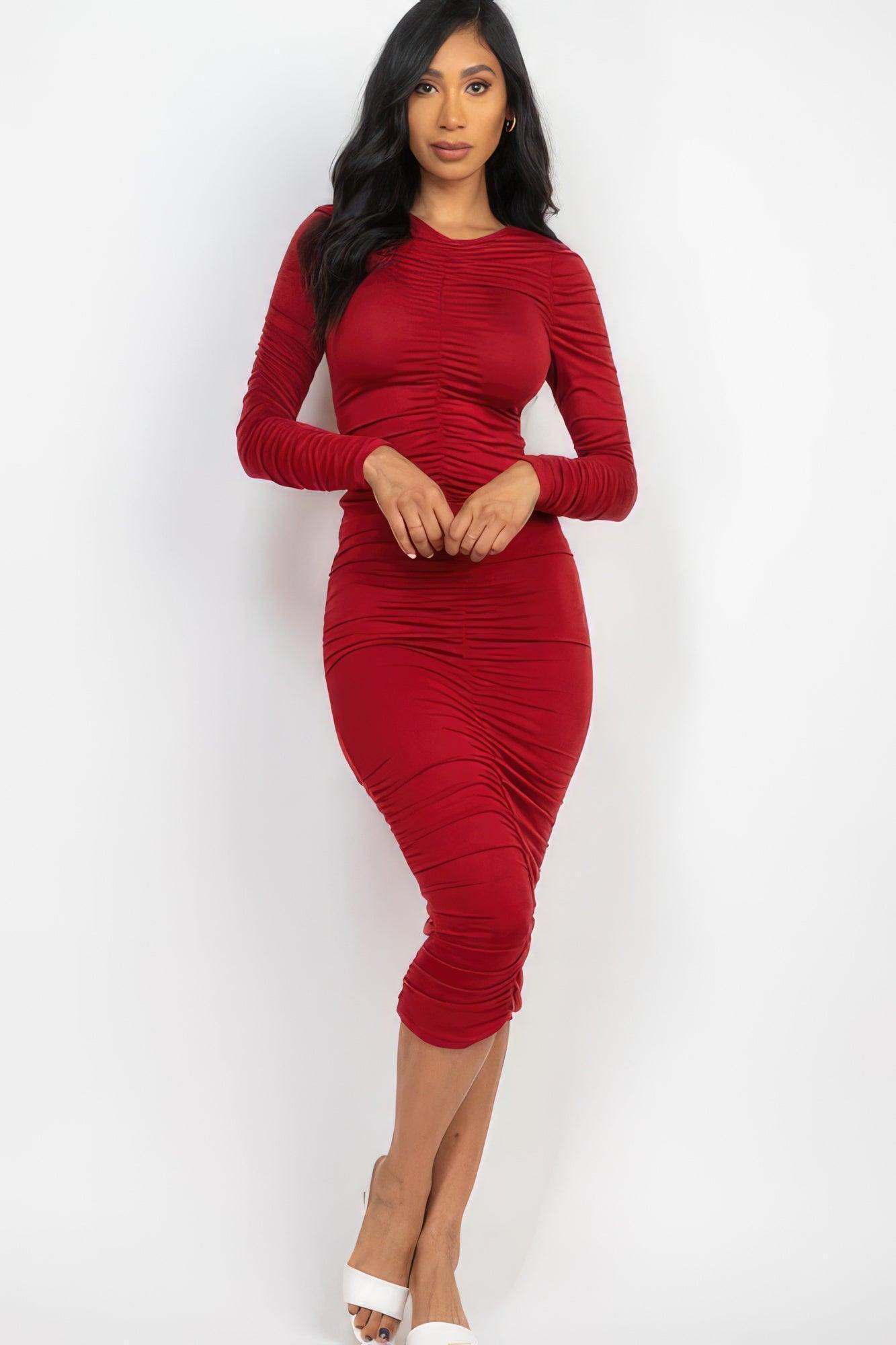 Ruched dress