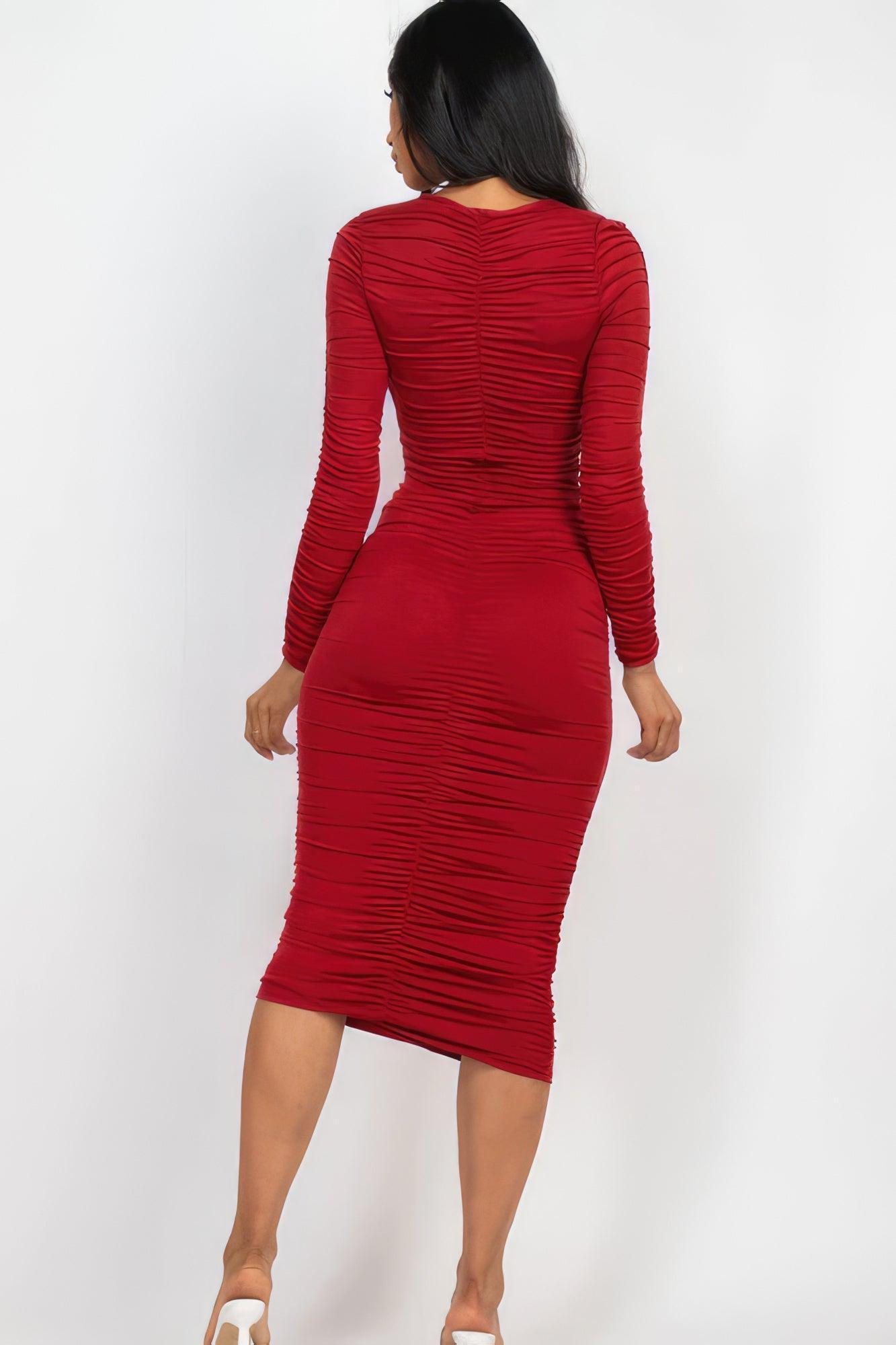 Ruched dress