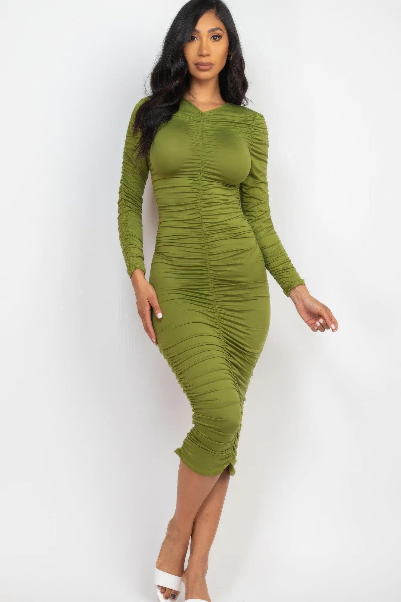 Ruched dress