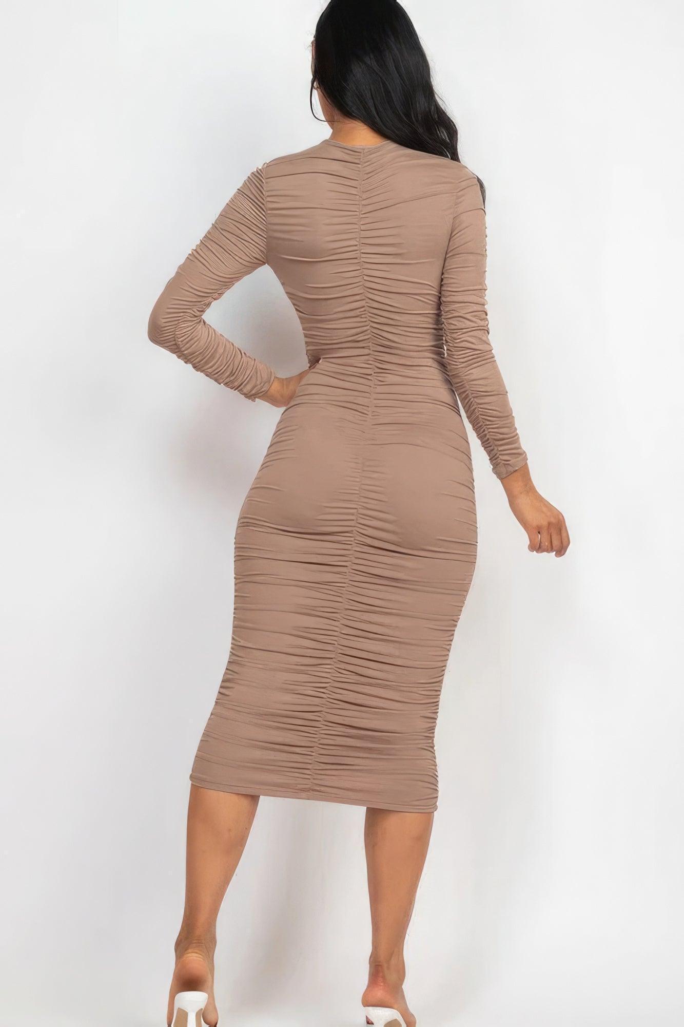 Ruched dress
