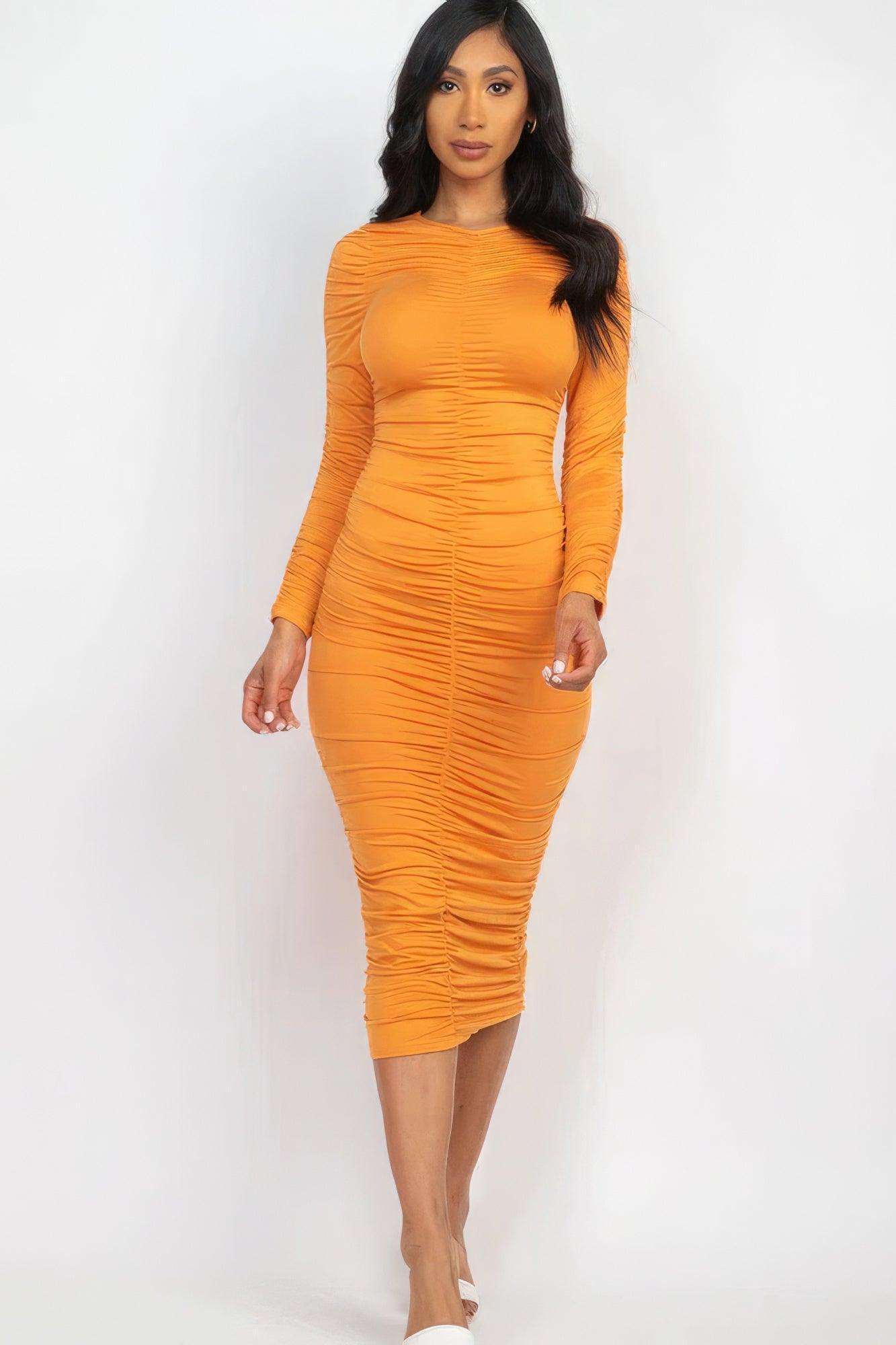 Ruched dress