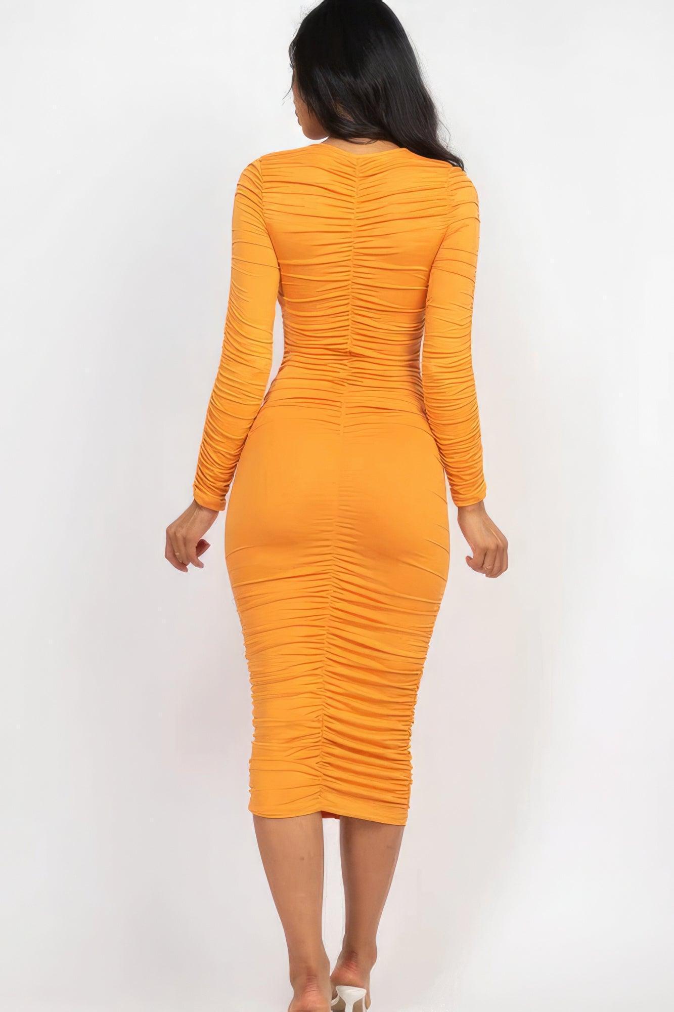 Ruched dress
