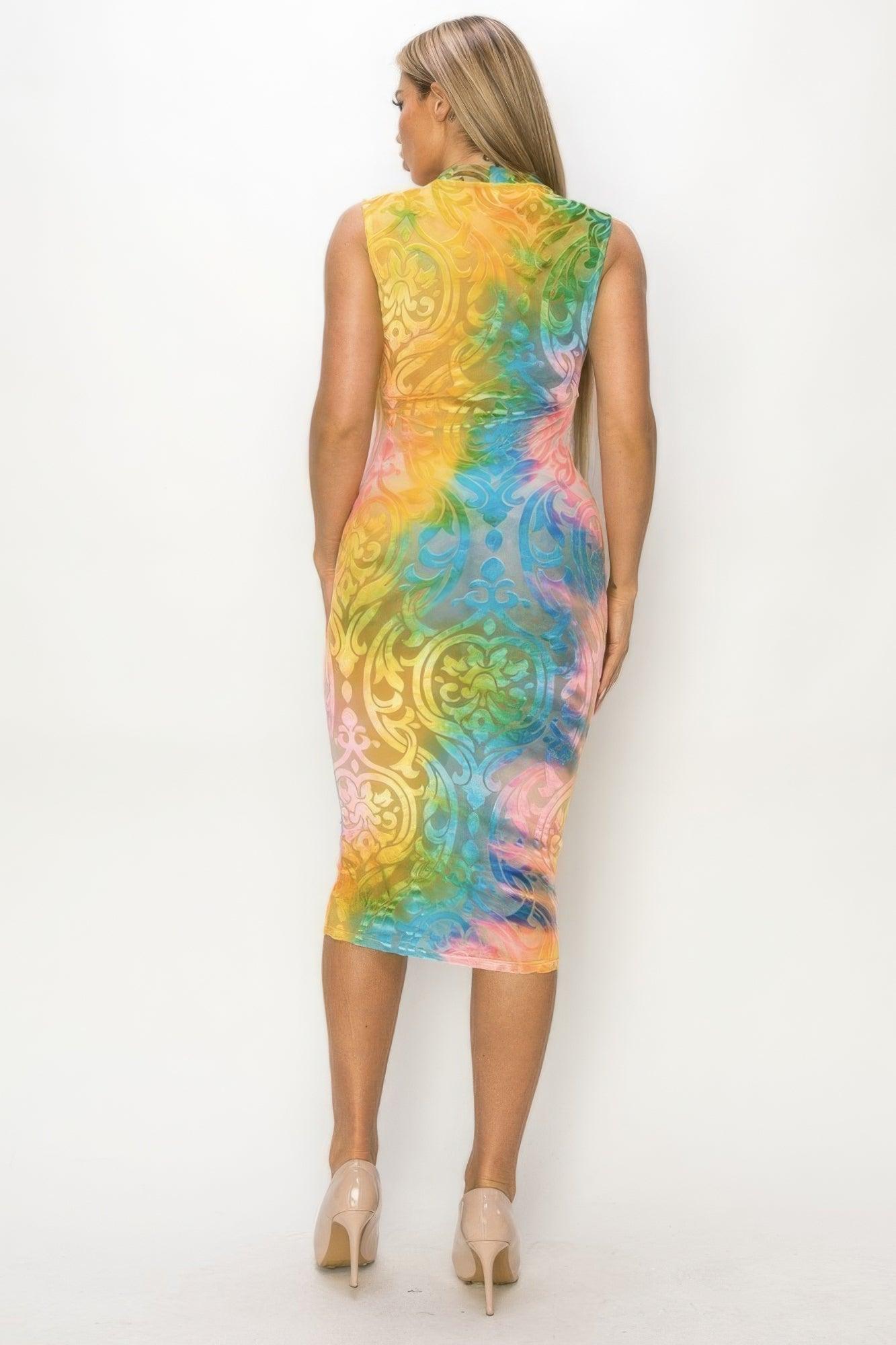 Robe sexy mi-longue en velours