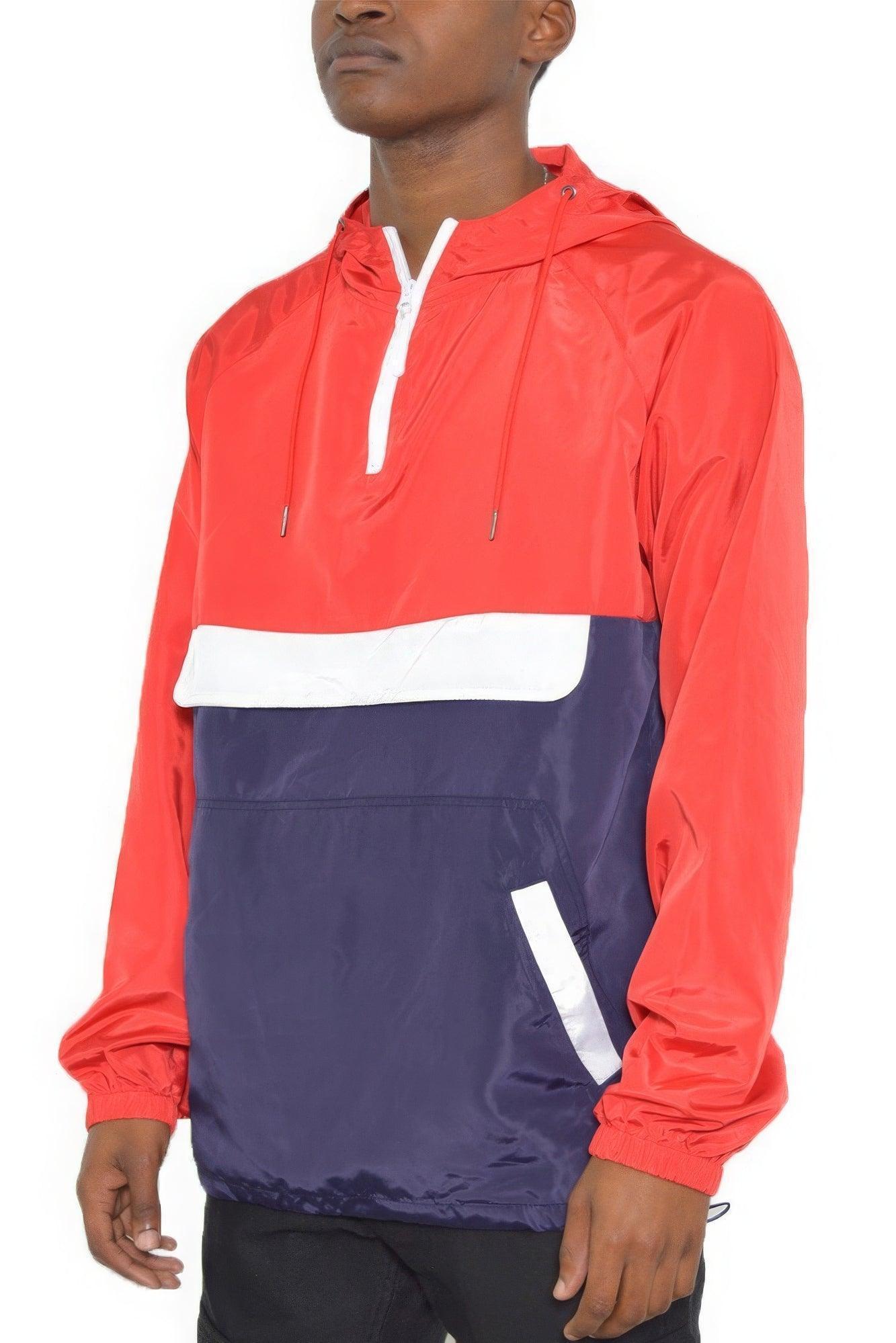 Cortavientos color block
