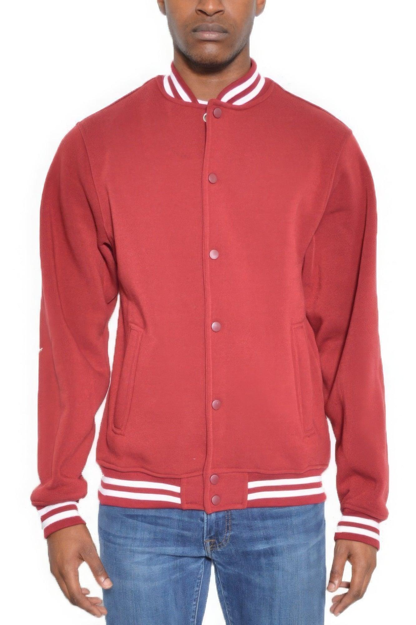 Chaqueta polar con botones a presión