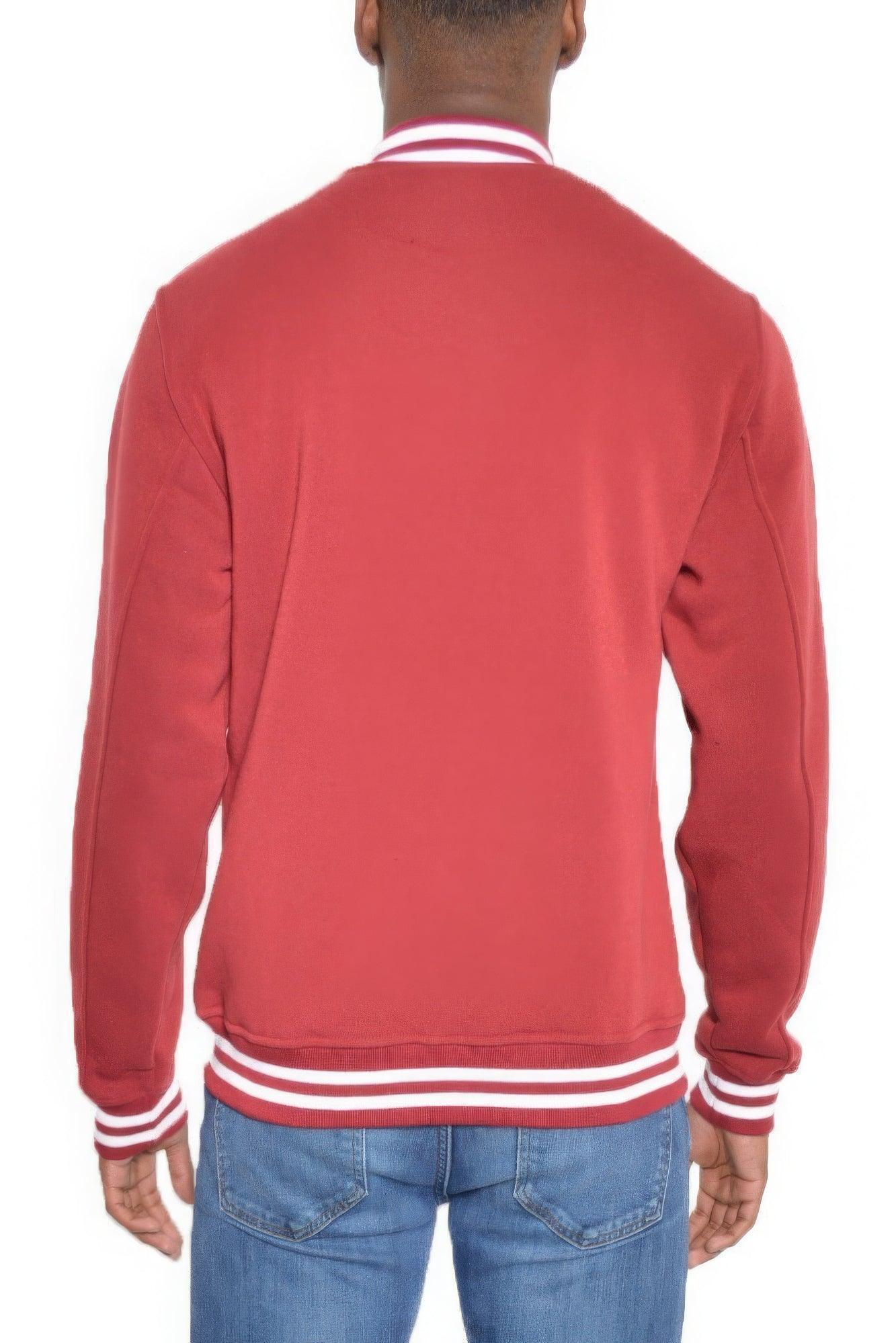 Chaqueta polar con botones a presión