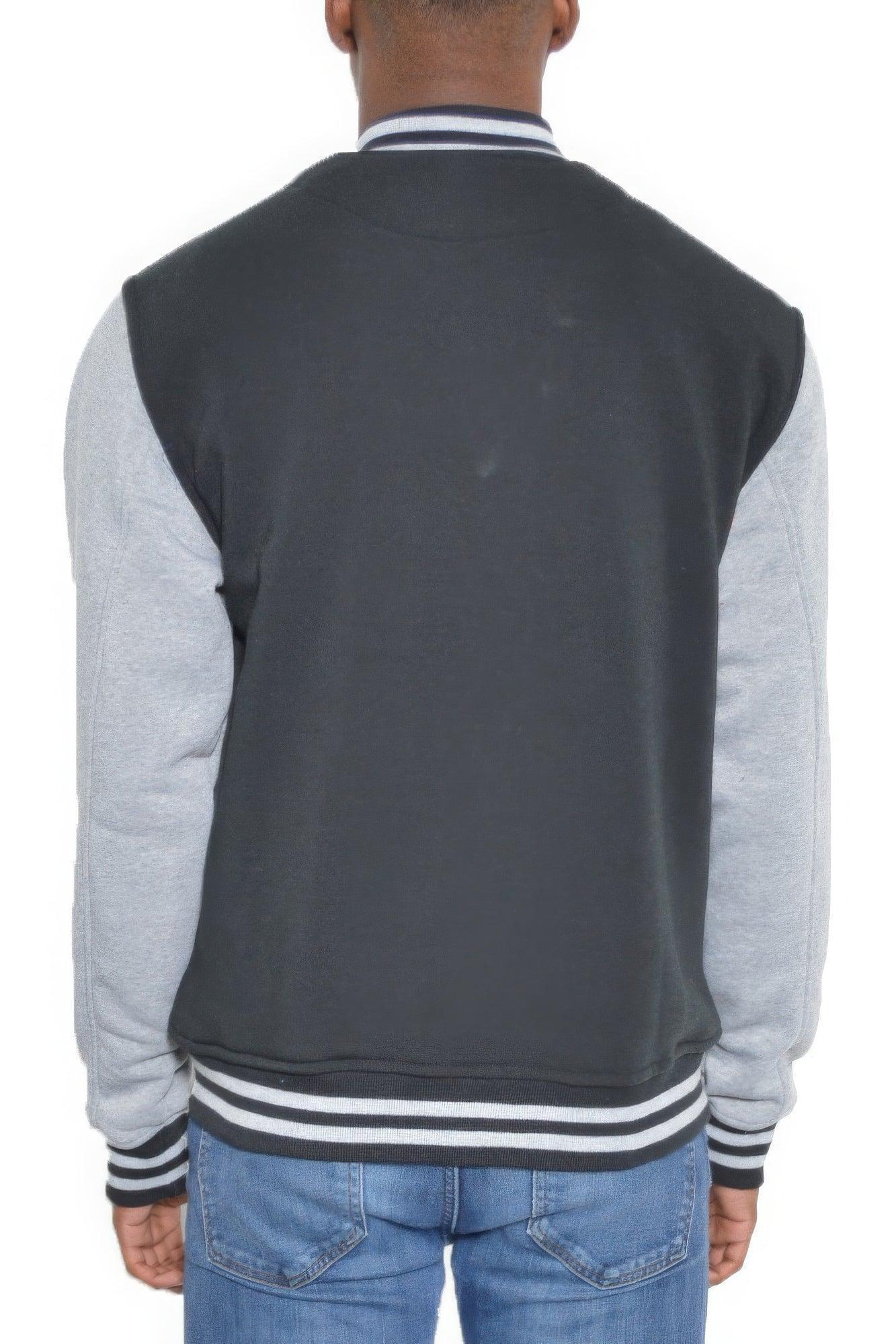 Chaqueta polar con botones a presión