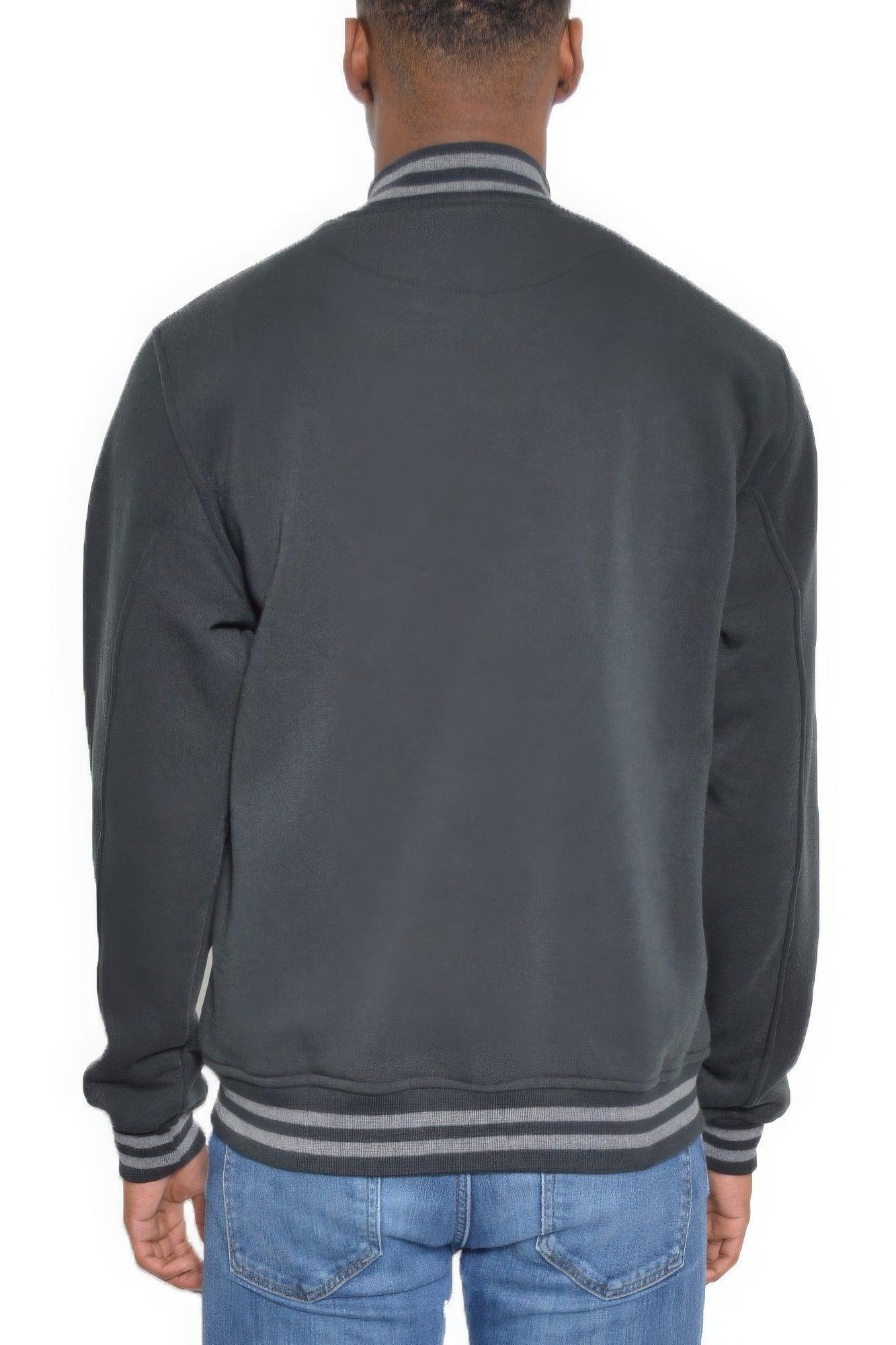 Chaqueta polar con botones a presión