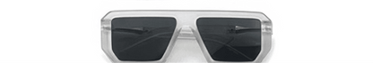 Lunettes de soleil carrées rétro élégantes