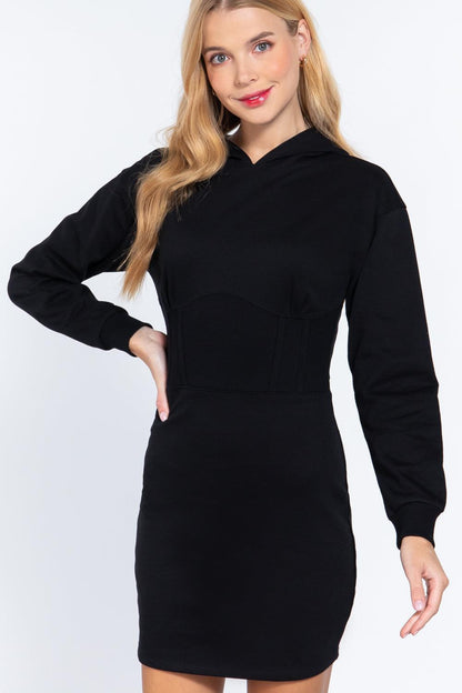 Short hooded dress