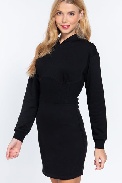 Short hooded dress