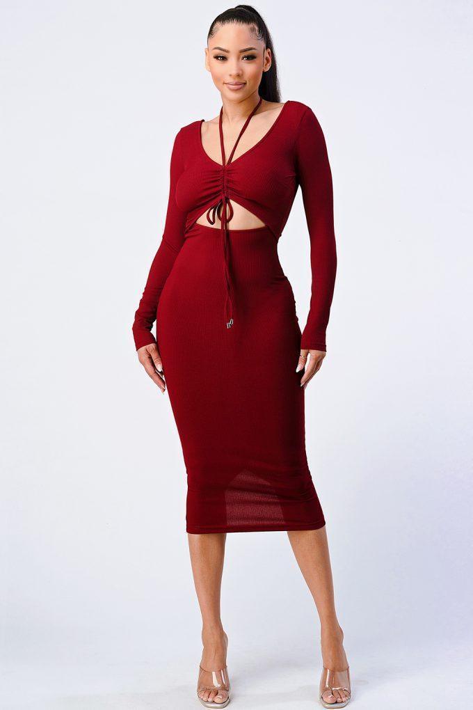 vestido largo de moda