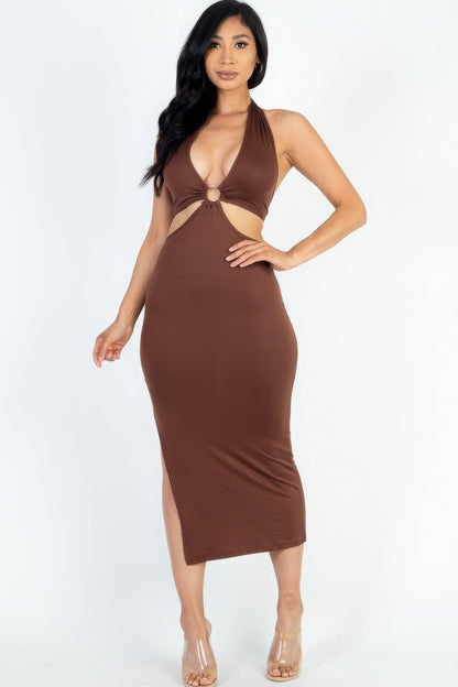 Robe mi-longue