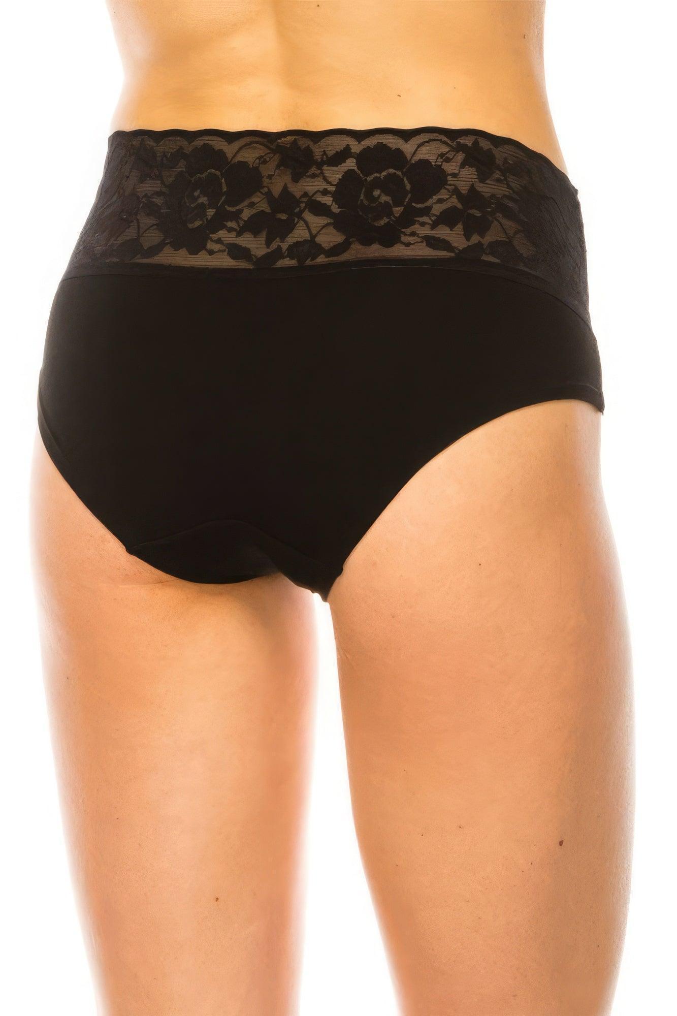 Culotte douce avec bande en dentelle