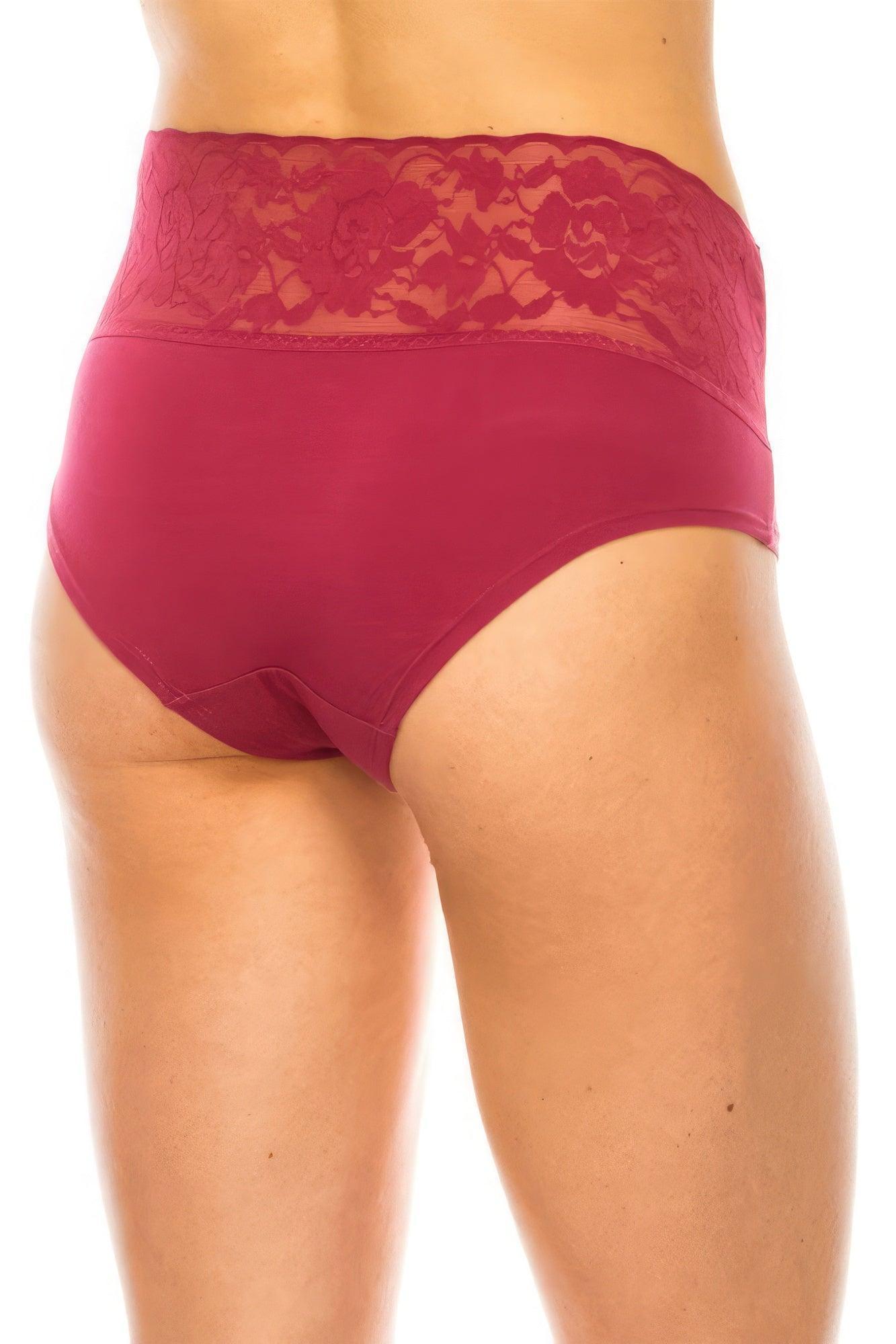 Culotte douce avec bande en dentelle