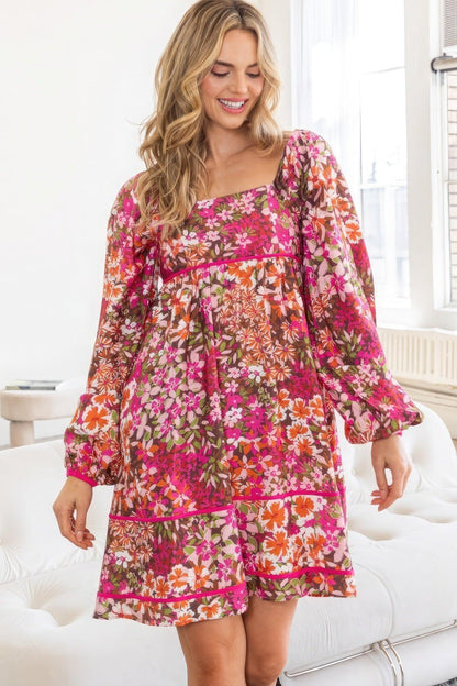 Floral mini dress