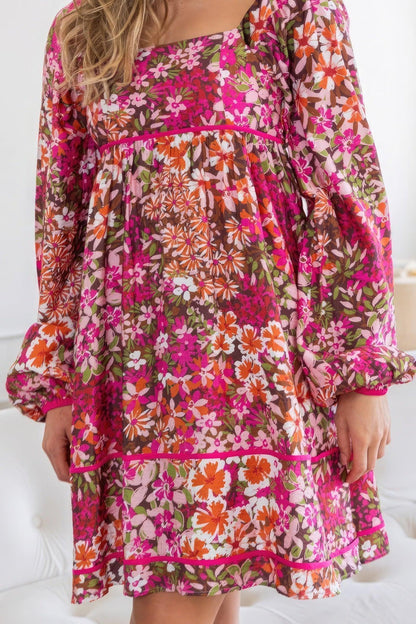 Floral mini dress