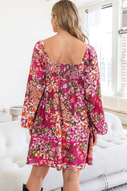 Floral mini dress