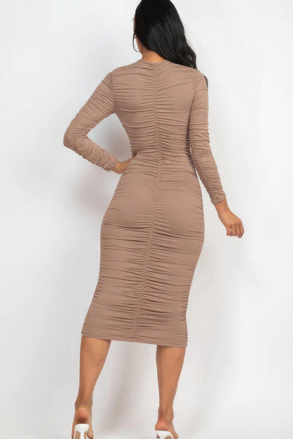 Ruched dress