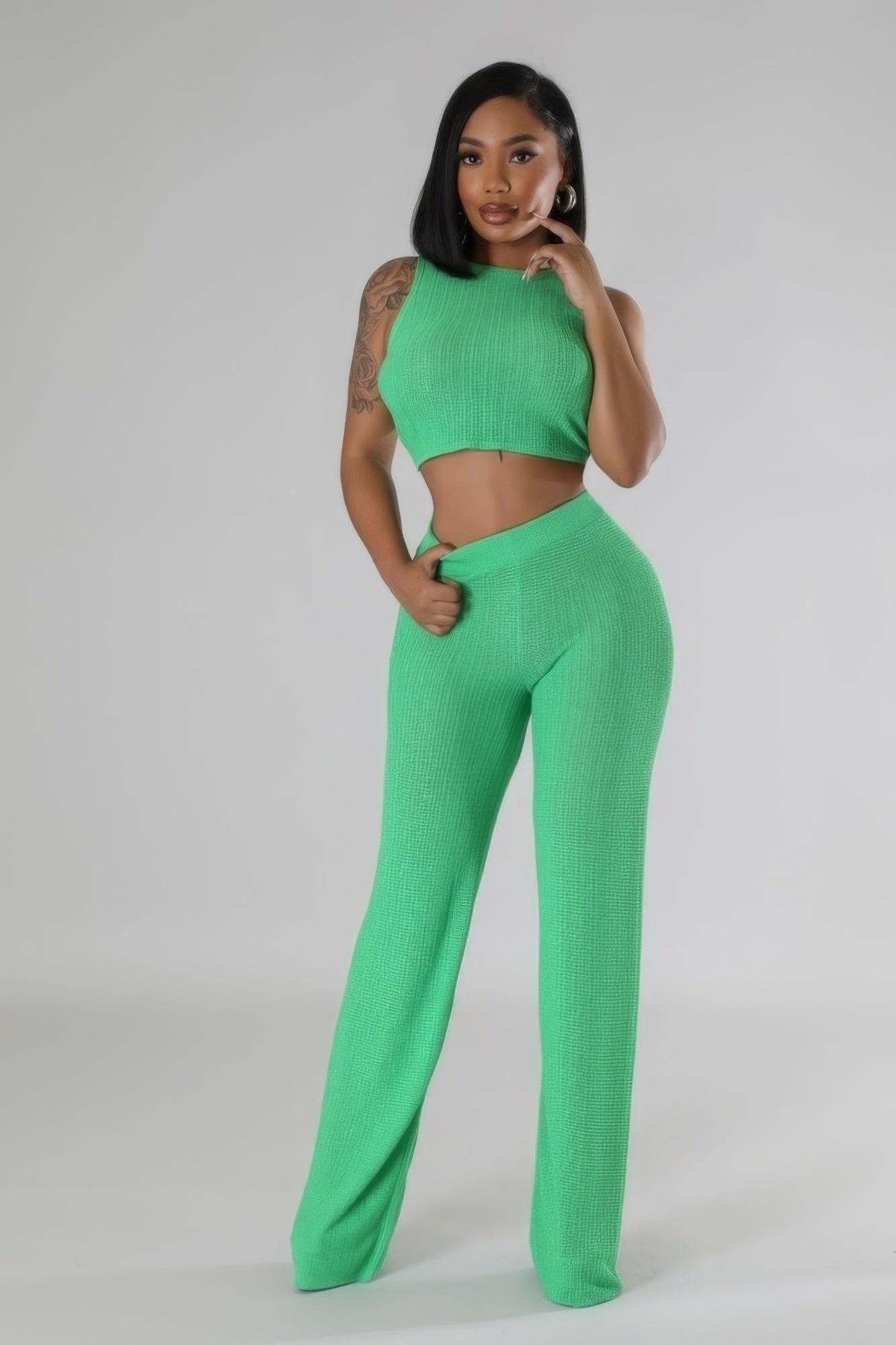 Ensemble deux pièces haut et pantalon