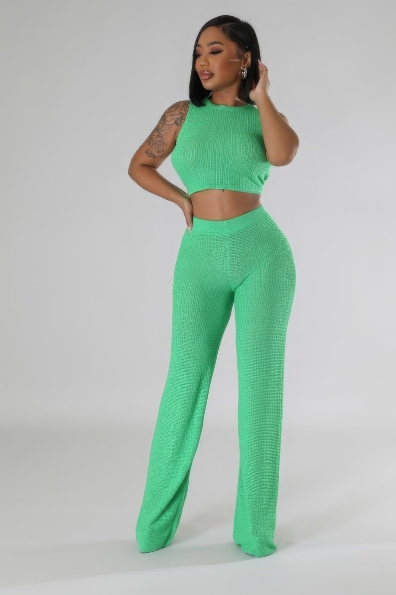 Ensemble deux pièces haut et pantalon