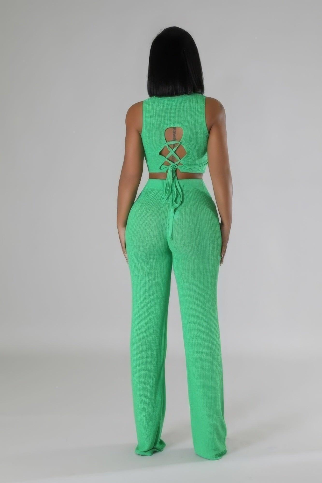 Ensemble deux pièces haut et pantalon