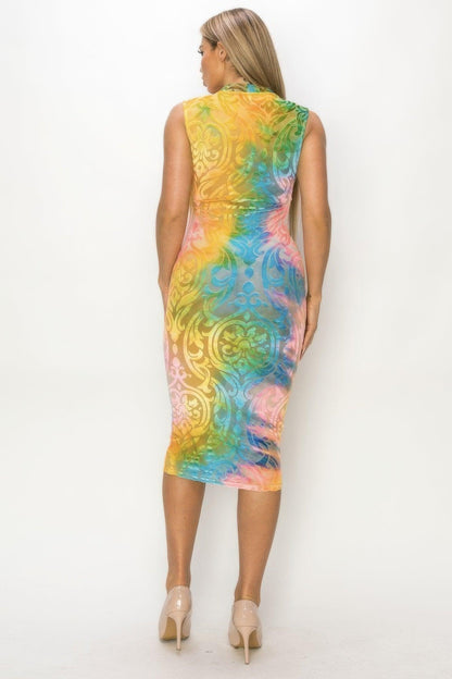 Robe sexy mi-longue en velours