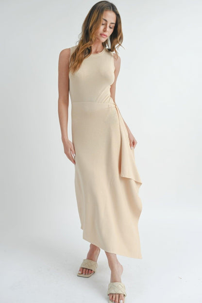 Robe longue avec fente