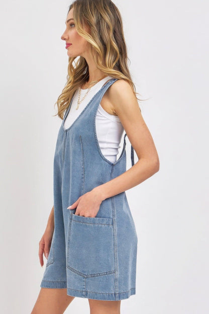 Combinaison d'été en jean