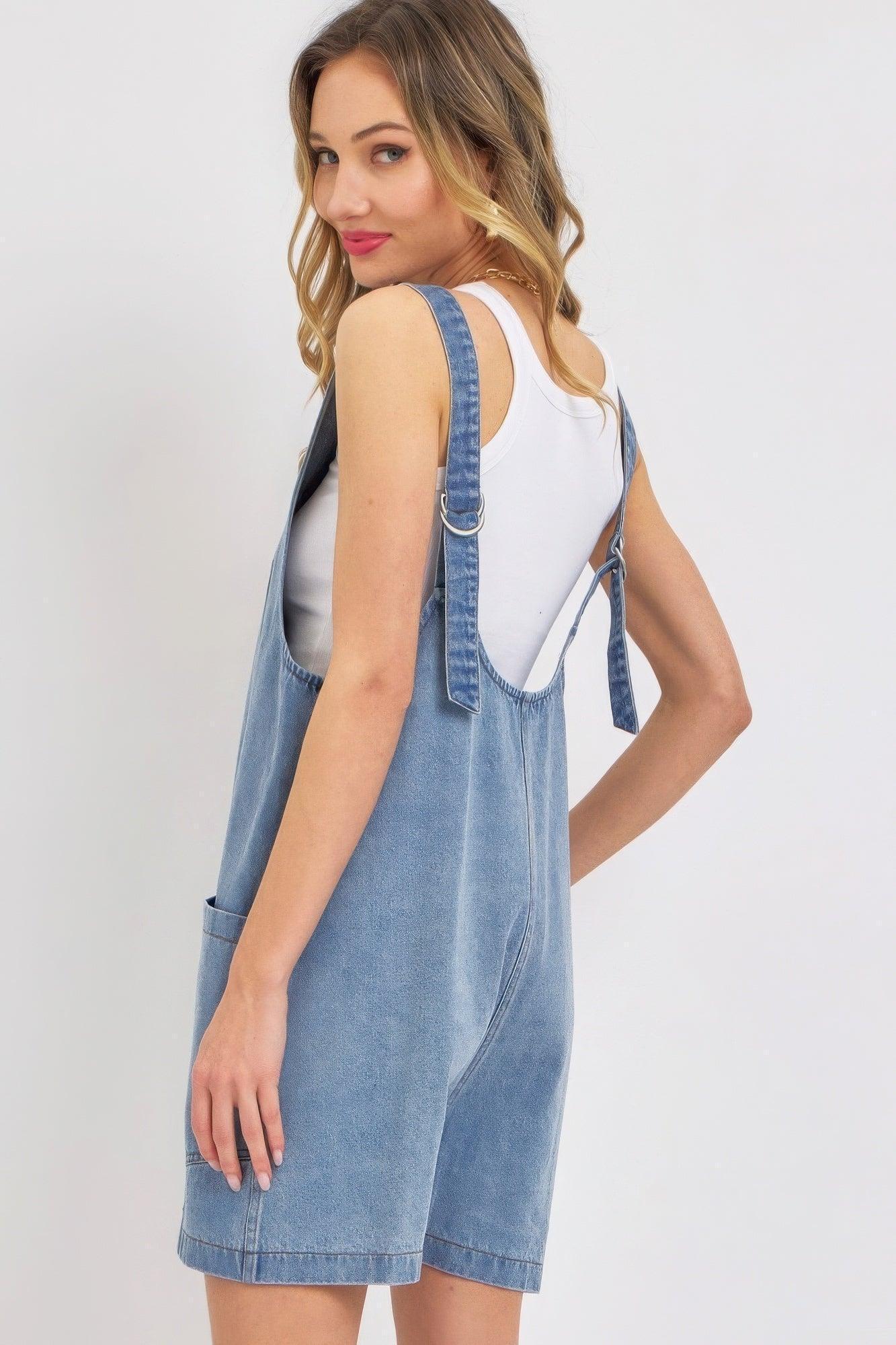 Combinaison d'été en jean